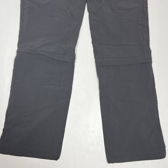 Mountain Hardwear Yuma Convertible Pants Women's Sz 8 / 32 Hiking Gray Flaw - Picture 10 of 12